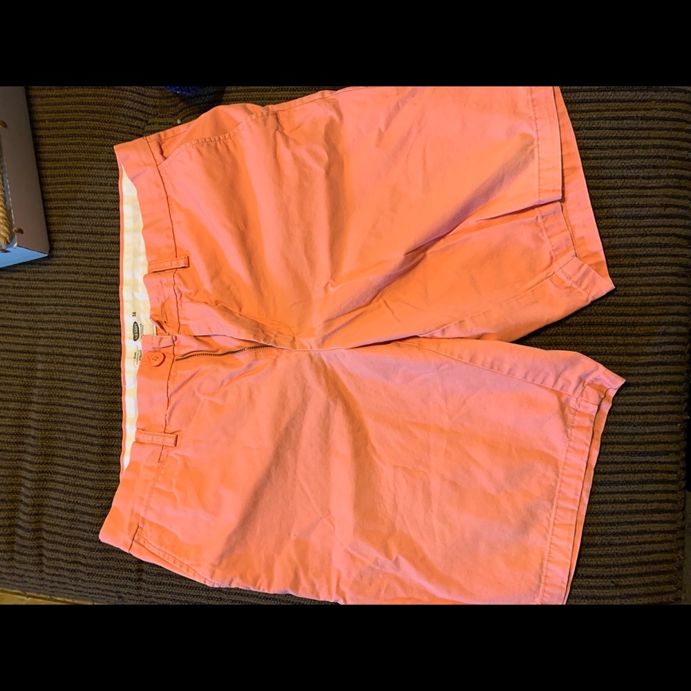 Old Navy slim shorts-salmon color